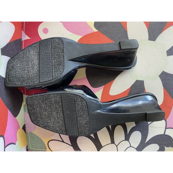 ETIENNE AIGNER Slip On Wedge Heels Nova Women’s Shoes Open Toe 9-9.5 - Picture 6 of 7